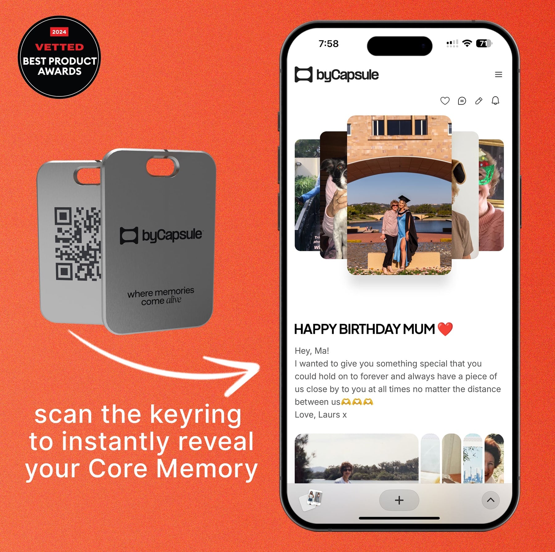 Memory Keyring – byCapsule